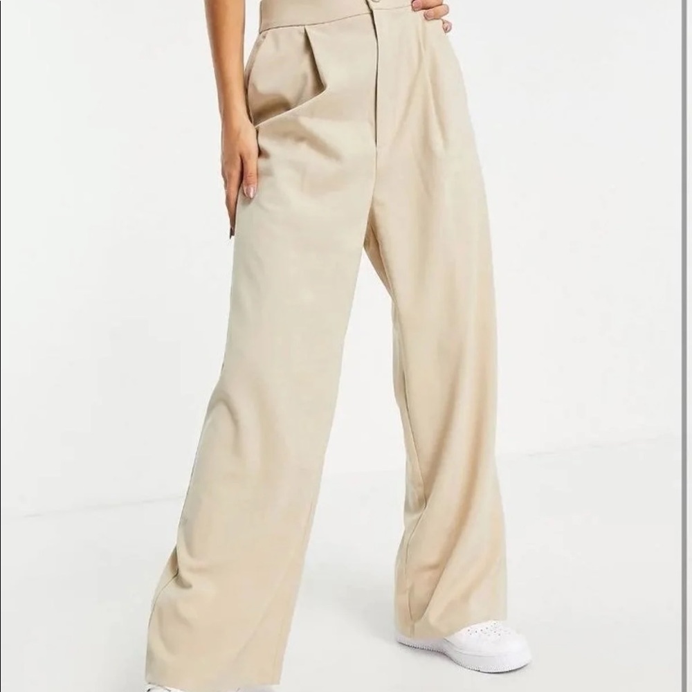 Stradivarius petite wide leg relaxed dad